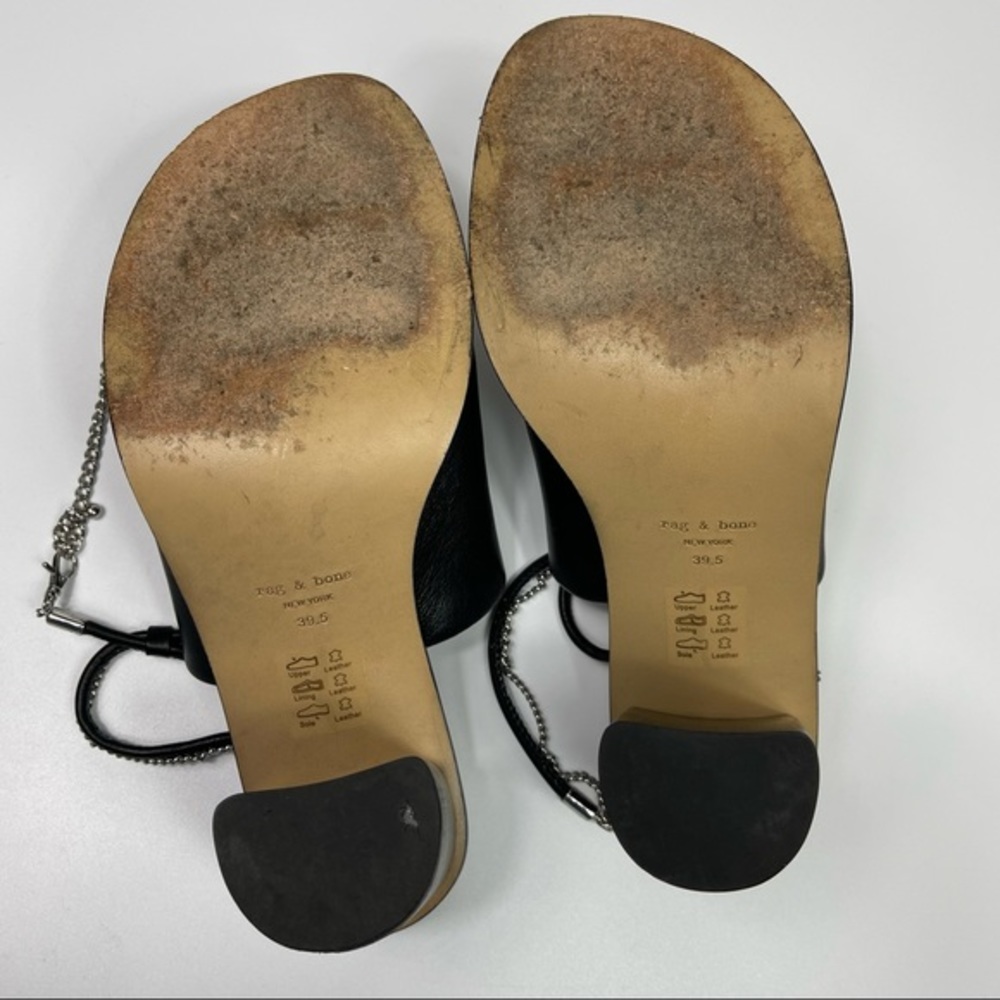 rag & bone Black Leather Heels - Picture 11 of 11